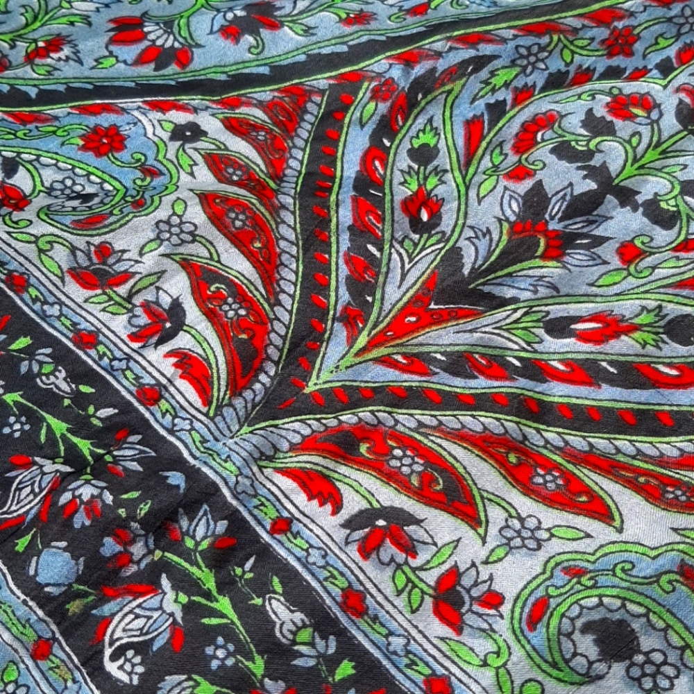 100% Silk Scarf Made and bought in India